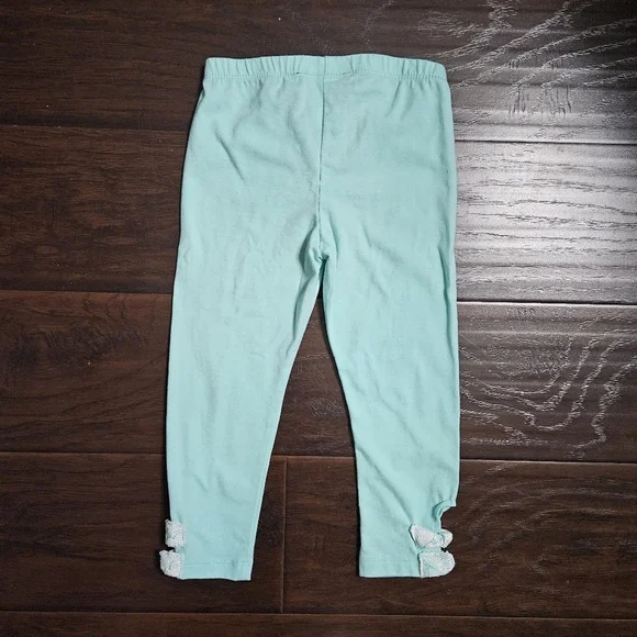 Forever Me Girls 2 Piece Mint Green & White Capri/Lace Tunic Set Size 6 - Picture 7 of 15